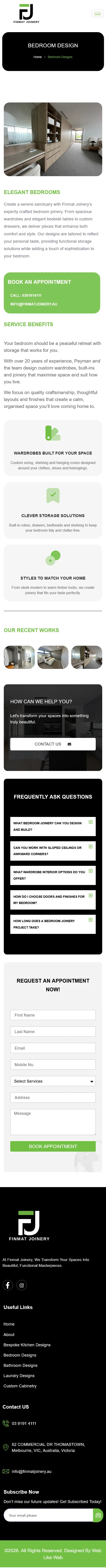 Mobile Bedroom Design